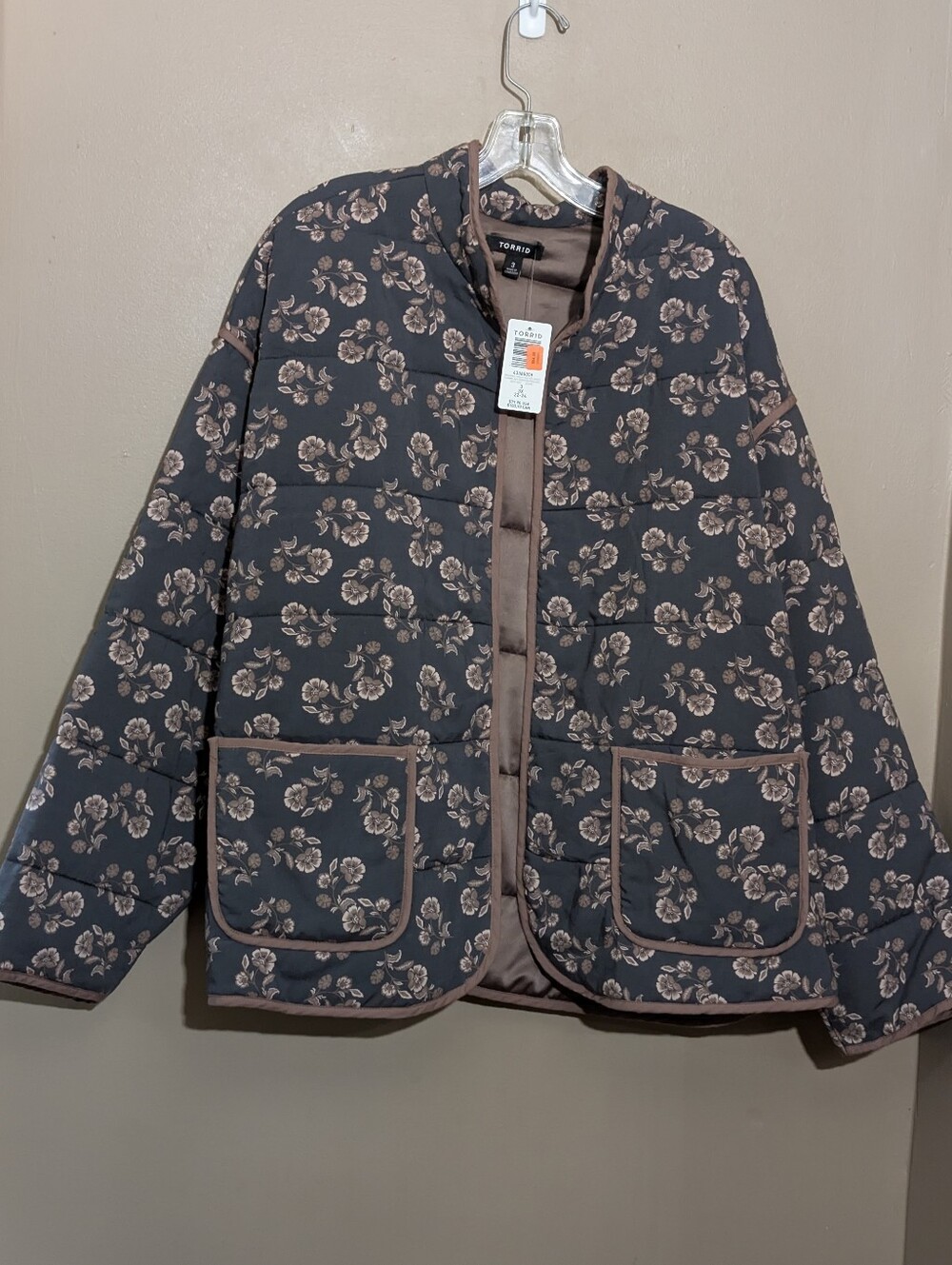 NWT Torrid Challis Quilted Jacket 3X
